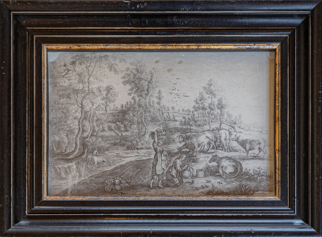 "Country Scene" by Francis Ens Vanden Wyngaerde. c.1650